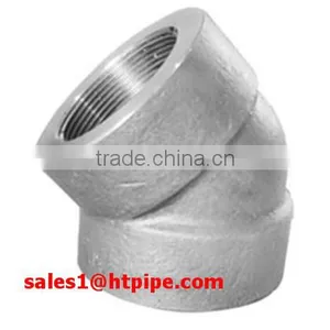 ASTM A182 F22 NPT 45 Deg ELBOW ASME B16.11 thumbnail-2
