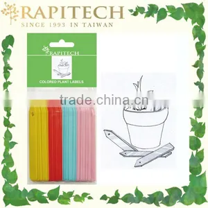 4 Inch Plastic Assorted Colored Plant Label thumbnail-1