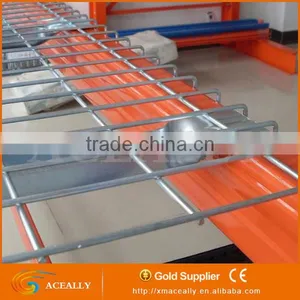 Warehouse Storage Shelving With Wire Mesh Decks thumbnail-2