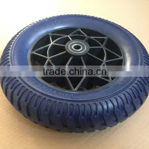 New Design pu Foam Wheel Tyre350 mm 14 Inch pu Foam Tyre 14''*3.25-8 PU Filled Tire Wheel Trolley Wheel thumbnail-1