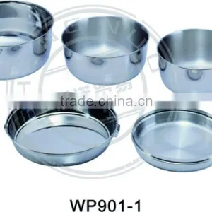 Stainless Steel Pot and Fry Pan and Nipper Tea Pot Sets thumbnail-1