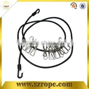 Elastic Clothes Line//clothesline With Clips/packing Rope thumbnail-1