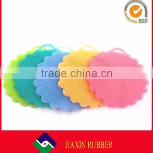 Hot Sale Silicone Dish Brush Colourful Kitchen Brushes Flower Shape Pot Bowl Cleaners thumbnail-3