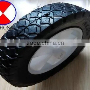 Small Trolley Wheel Size 8*1.75 Solid Wheel Without Bearing thumbnail-1