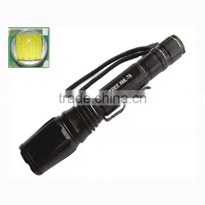 Ultra Bright Zoom Aluminium LED Torch Flashlight Tactical Flashlight thumbnail-1