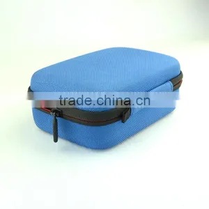 Blue Hard Shell EVA Camera Case for Outdoor Wireless Remote Control Camera Tool Case thumbnail-2