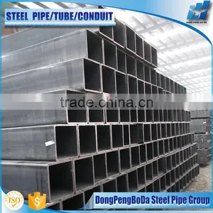 Black Hollow Section Square Pipe 300mm thumbnail-2