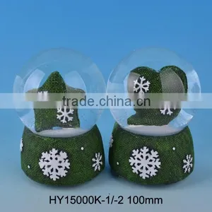 Hot Selling Polyresin Snowflake 100mm Waterglobe thumbnail-1