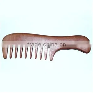 Ionic Type and Wood Handle Material Beard Brush and Comb thumbnail-1