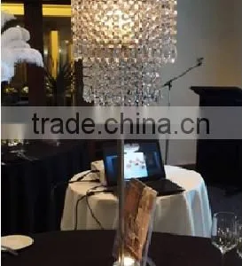 Wedding Table Crystal Chandelier Centerpiece Wedding Decor thumbnail-1