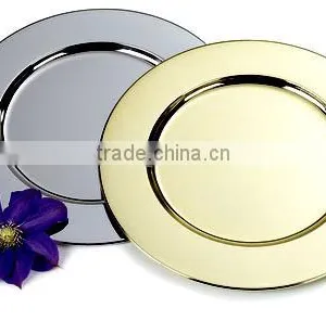 Silver Gold Charger Plate thumbnail-2