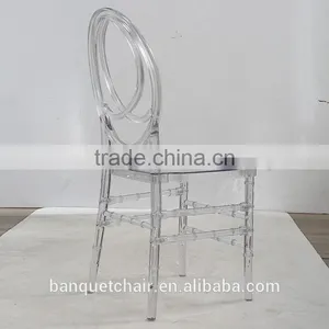 Plastic Chair Price Clear Resin Napoleon Chair for Sale thumbnail-3