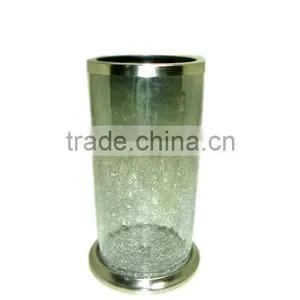 Metal Hurricane Glass Candle Holder thumbnail-2