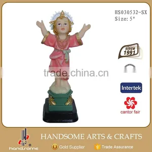 5 Inch Resin Craft Religious Items Christmas Decoration Resin Nino Baby Jesus Statue thumbnail-4