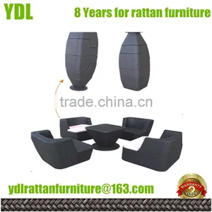Youdeli Rattan Garden Outdoor Furniture Sets thumbnail-1