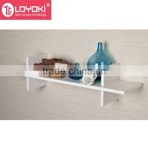 Floating Shelf Wood Furniture Home Wall Decor Shelving Solution Decorative "H" Shaped Wall Shelf thumbnail-1