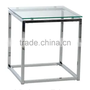 Factory Price Euro Style Metal Chrome Base Side Table, Coffee Table thumbnail-1
