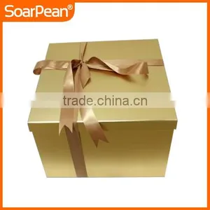 Luxury Display Props Golden Box Decorative Paper Box thumbnail-1