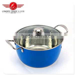 Good Quality Double Bottom Stainless Steel American Cooking Pot/ Kitchen Cookware Set thumbnail-2