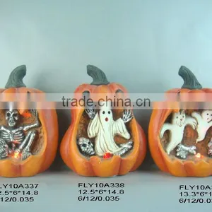 Ceramic Ghost Pumpkin thumbnail-1