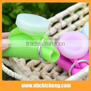 Silicone Outdoor Sports Bottle Silicone Foldable Water Bottle thumbnail-3