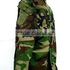 US Airsoft Camo Woodland BDU Uniform Set Shirt Pants thumbnail-3