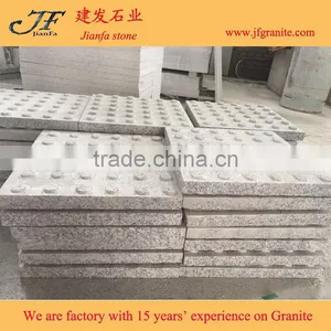 China Outdoor Paving Stone Good Price Gray Granite Blind Stone thumbnail-1