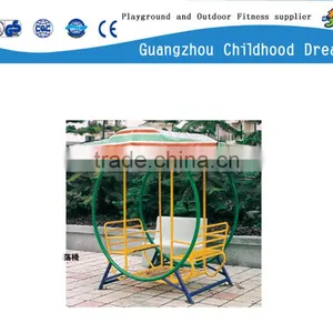 HC-14206 Metal Outdoor Round Swing With Roof thumbnail-1