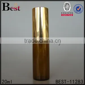 Shanghai Best 20ml Perfume Spray Bottle Amber Color Perfume Spray Bottle Round Shape Glass Spray Perfume Bottle 20ml thumbnail-1