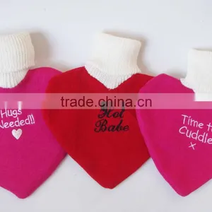 Fashion Animal Embroidery Designs Hot Water Bottle With Knit Cover thumbnail-6