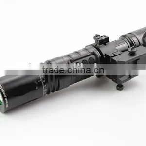 Suzero Output Power 20-100mw Adjustable Long Distance Tactical Green Laser Flashlight Designator Illuminator Torch thumbnail-5