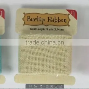3''*3y Jute Mesh Ribbon Colored New Packing thumbnail-1