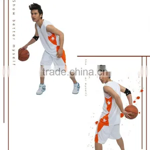 2014 Custom Latest Sublimated Irreversible and Reversible Camo Latest Basketball Jersey Uniform Design in China Manufacturer thumbnail-1