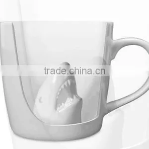 2016 New Design ,Shark Attack Porcelain Mug ,Shark Attack Mug thumbnail-2