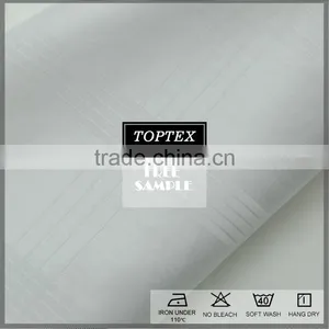 100% Cotton Bleach Colour Jacquard Hotel Linen Fabric thumbnail-1