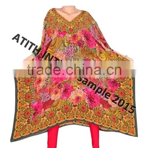 DIGITAL PRINT VISCOSE KAFTANS thumbnail-4