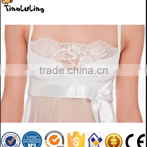 Sexy Bud Silk Bow Skirt Sexy Lingerie Hot Transparent Tight Women's Pajamas thumbnail-4