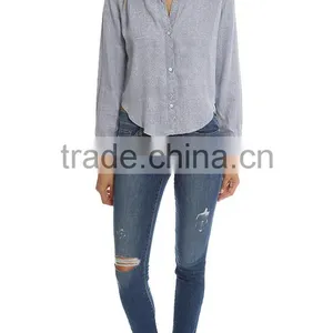 New Arrival Scratch Jeans Women ,skinny Scratch Jeans,blue Scratch Jeans Supplier thumbnail-3