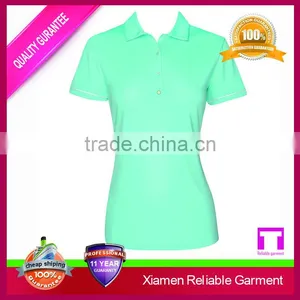 Pique Polo Shirt for Laday, Women Plain Polo Custom Clothing Manufacturers Wholesale thumbnail-6