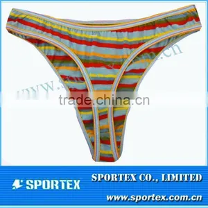 Sexy Women Thong With Colorful Stripe thumbnail-1