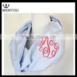 Wholesale Personalized Seersucker Infinity Scarf thumbnail-1
