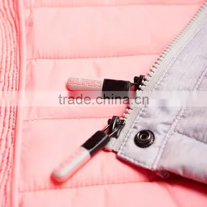 Women's Slim Double Zip Stay Warm Soft Quilted Hooded Winter Jackets thumbnail-6