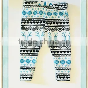 Baby Girls Toddler Christmas Leggings Reindeer Snowflake Deer Leggings Pants Trousers thumbnail-4