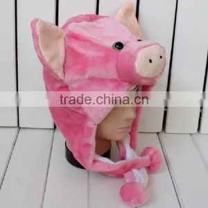 Newest Style Customized Soft Plush Animal Hat for Winter thumbnail-6