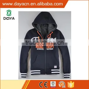 Wholesale Men's Hot Sale Fashion Winter Fleece Hoody Jackets thumbnail-1