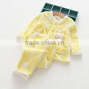 Autumn New Style Sweet Flannel Soft Wholesale Girl Pajamas thumbnail-4