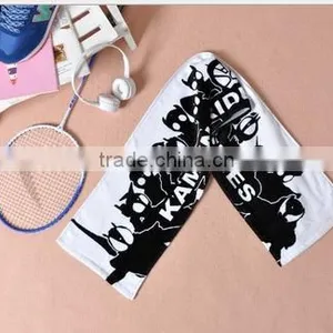 One Side Velvet Printed Low Cost 100% Cotton Towel Sport thumbnail-4