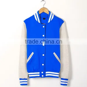 Baseball Uniform Baseball Boyfriend Athletic Jacket Fleece Coat thumbnail-1