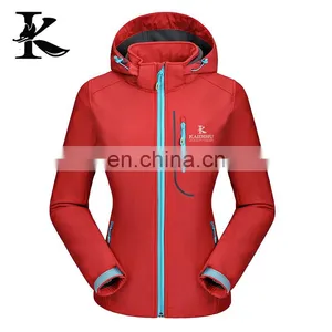 Woman Jacket Softshell Hiking Red Jacket thumbnail-1
