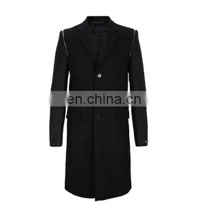 Custom European Style Winter Jackets Plus Size Wool Coat Cashmere Long Oversize Coat For Man thumbnail-6